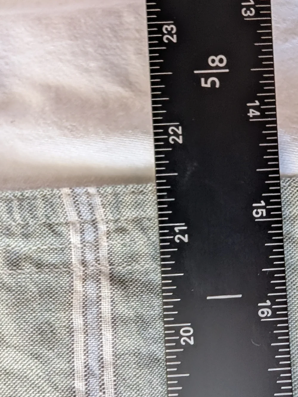 Ralph Lauren Linen Cotton Green White Striped Standard Pillow Covers - 2